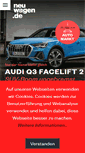 Mobile Screenshot of neuwagen.de